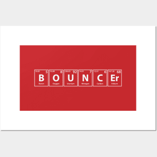 Bouncer (B-O-U-N-C-Er) Periodic Elements Spelling Posters and Art